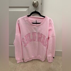 Lulu Mac XXL Pink Logo Sweatshirt. 💕⚡️